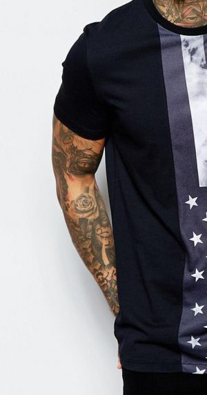 T- Shirt black men - Image 4